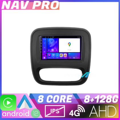 Renault Trafic 2014 2017 KIT rt09 EDOTEC-LITE Android képernyő 720P Octa Core 8 128 Carplay v2
