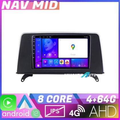 Navigáció BMW X5 X6 2009 2014 CIC EDOTEC-LITE Android képernyő 720P Octa Core 4 64 Carplay