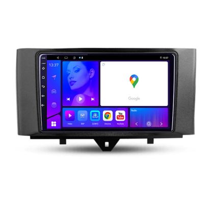 Navigáció Smart For Two 2010 2015 KIT Smart10 EDOTEC-LITE Android képernyő 720P Octa Core 4 64 bites Carplay
