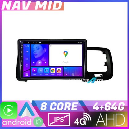 Volvo S60 2014 2018 Sensus Connect KIT s60 14" EDOTEC-LITE Android képernyő 720P Octa Core 4 64 bites Carplay