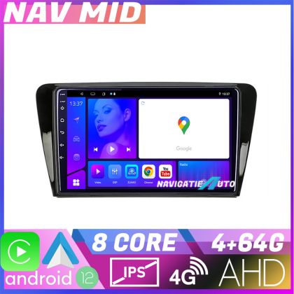 Navigatie Skoda Rapid Seat Toledo 2013  EDOTEC-LITE Android Ecran 720P Octa Core 4 64 Carplay
