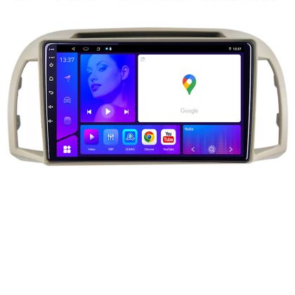 Navigatie Nissan Micra 2002 2010 EDOTEC-LITE Android Ecran 720P Octa Core 4 64 Carplay