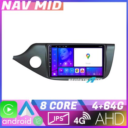 Navigáció Kia Ceed 2012 2018 KIT KI39 EDOTEC-LITE Android képernyő 720P Octa Core 4 64 Carplay