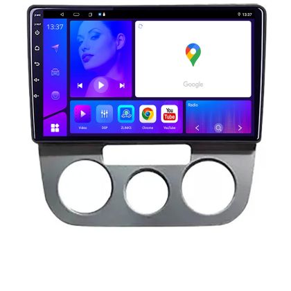 Navigáció VW Golf 5 2004 2010 manuális klíma EDOTEC-LITE Android képernyő 720P Octa Core 4 64 Carplay