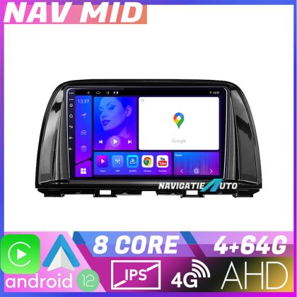 Navigáció Mazda CX5 2015 2017 EDOTEC-LITE Android képernyő 720P Octa Core 4 64 Carplay