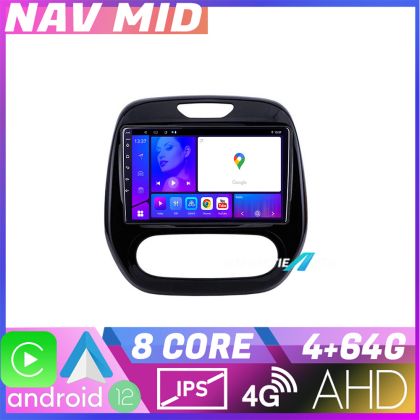 Navigatie Renault Captur KIT CAPTUR EDOTEC-LITE Android Ecran 720P Octa Core 4 64 Carplay
