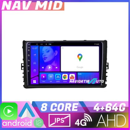 Navigáció Toyota Auris Corolla 2017 2018 KIT auris 2017 EDOTEC-LITE Android képernyő 720P Octa Core 4 64 Carplay