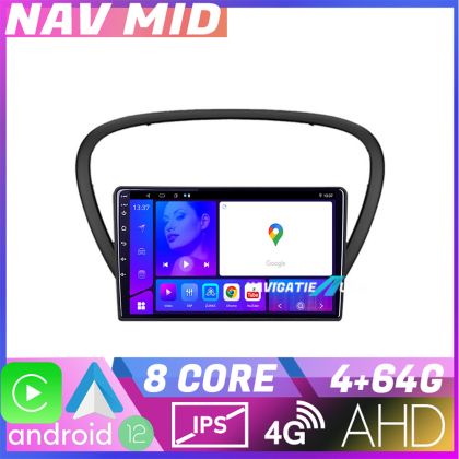 Navigáció Peugeot 607 EDOTEC-LITE Android rádió gps internet Octa core 4 64 MB Carplay