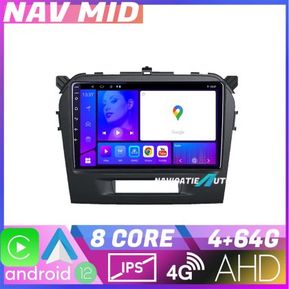 Navigáció Suzuki Grand Vitara 2016 KIT 2265 EDOTEC-LITE Android képernyő 720P Octa Core 4 64 Carplay