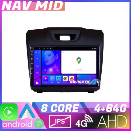 Navigatie Isuzu D Max Octa Core KIT 2234 EDOTEC-LITE Android Ecran 720P Octa Core 4 64 Carplay