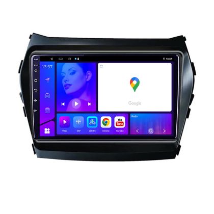 Navigáció Hyundai Santa Fe IX45 2012 2017 KIT 209 EDOTEC-LITE Android képernyő 720P Octa Core 4 64 Carplay