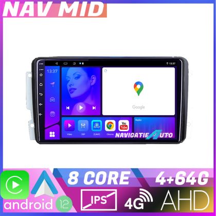 Navigáció Mercedes C 2001 2004 CLK G 2004 2006 KIT 171 EDOTEC-LITE Android képernyő 720P Octa Core 4 64 Carplay