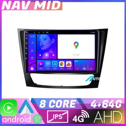 Navigáció Mercedes W211 W219 KIT 090 EDOTEC-LITE Android képernyő 720P Octa Core 4 64 Carplay