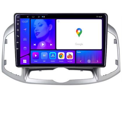 Navigáció MP5 Chevrolet Captiva 2012 2018 Kézikönyv KIT 109 EDOTEC-LITE Android képernyő 720P Octa Core 4 64 Carplay