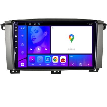 Toyota Land Cruiser L100 navigáció 2002 2006 EDOTEC-LITE Android képernyő 720P Octa Core 4 64 bites Carplay