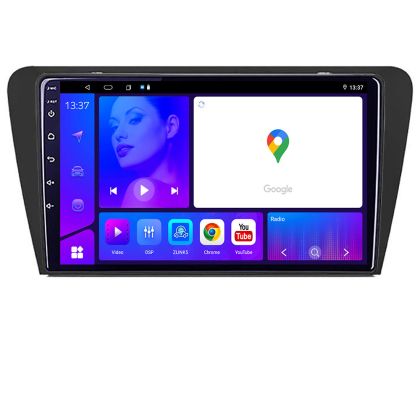 Skoda Octavia 3 navigáció KIT 279 EDOTEC-LITE Android képernyő 720P Octa Core 4 64 bites Carplay