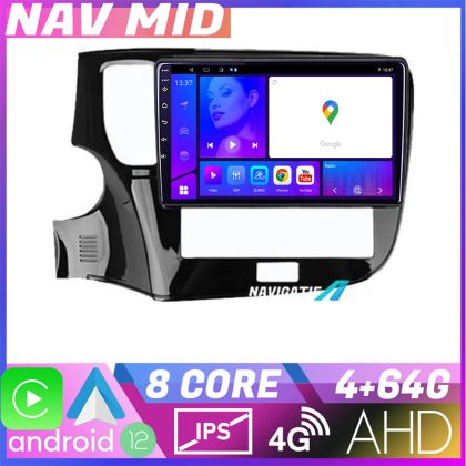 Navigáció Mitsubishi Oultander 2020 KIT 1230 20 EDOTEC-LITE Android képernyő 720P Octa Core 4 64 Carplay