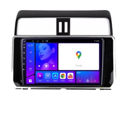 Toyota Prado J150 2018 navigáció KIT 1065 EDOTEC-LITE Android képernyő 720P Octa Core 4 64 bites Carplay