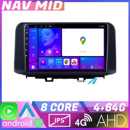 Navigáció Hyundai Kona KIT 1058 EDOTEC-LITE Android képernyő 720P Octa Core 4 64 bites Carplay