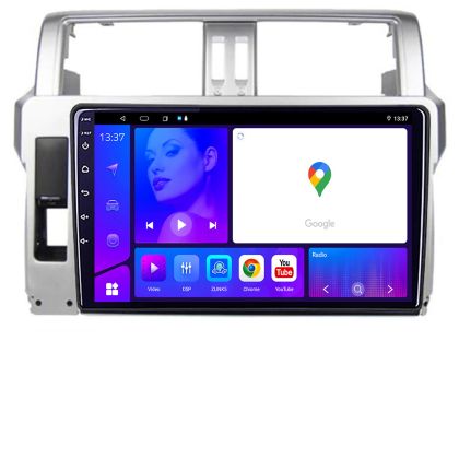 Toyota Landcruiser J150 Prado navigáció 2014 2017 KIT 065 EDOTEC-LITE Android képernyő 720P Octa Core 4 64 bites Carplay