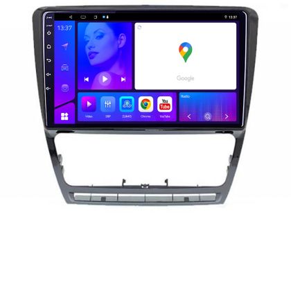 Navigáció Skoda Octavia 2 2005 2013 KIT 005 EDOTEC-LITE Android képernyő 720P Octa Core 4 64 Carplay