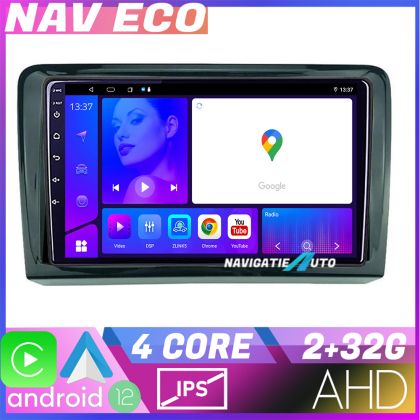 Navigáció VW PQB NAVTEC Android Kijelző 720P Négymagos 2+32 Carplay Android Auto v1