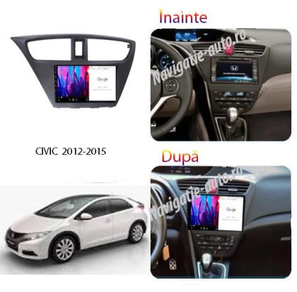 Dedikált navigáció Honda Civic 2012-2015 Android 1+32 K-civic