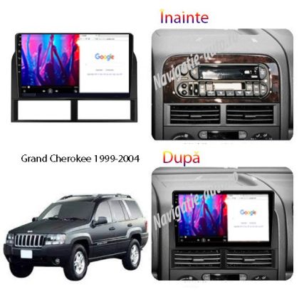Dedikált navigáció Jeep Grand Cherokee 1999-2004 Android 1+32