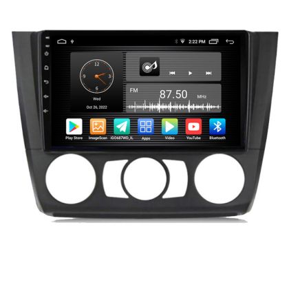 Dedikált navigáció BMW 1-es sorozat E87 2004-2011 manuális klíma Android 1+32