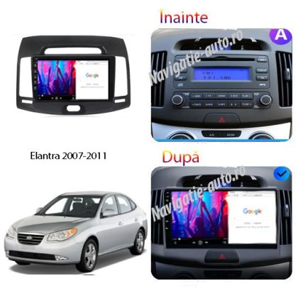 Dedikált navigáció Hyundai Elantra 2007-2011 Android 1+32