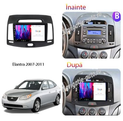 Dedikált navigáció Hyundai Elantra 2007-2011 Android 1+32