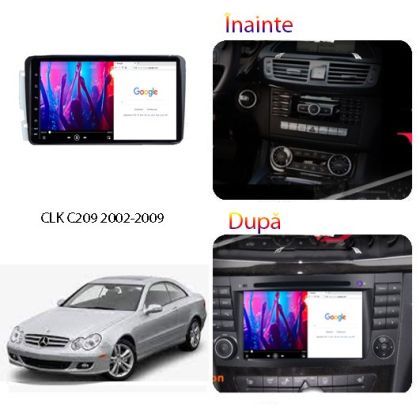 Dedikált navigáció Mercedes C 2001-2004 CLK G 2004-2006 Android 1+32