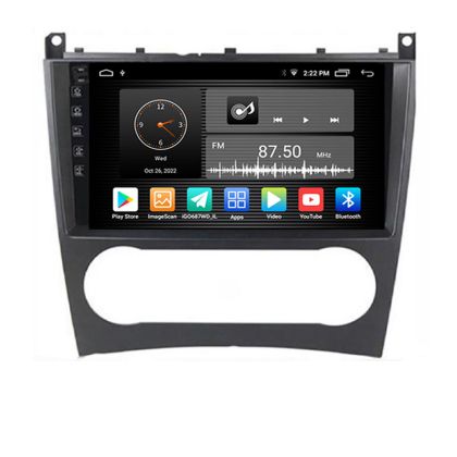 Dedikált navigáció Mercedes C-osztály W203 facelifttel Android 1+32