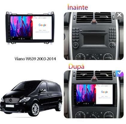 Dedikált navigáció Mercedes VW Android 1+32