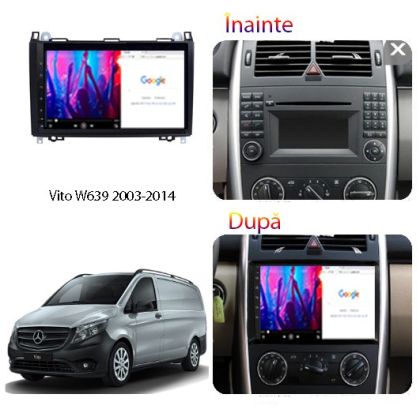 Dedikált navigáció Mercedes VW Android 1+32