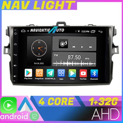 Dedikált navigáció Toyota Corolla Android 1+32