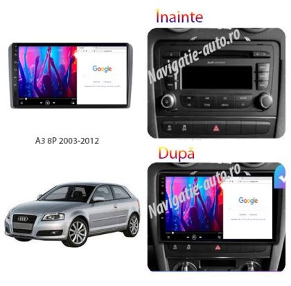 Dedikált navigáció Audi A3 8P Android 1+32