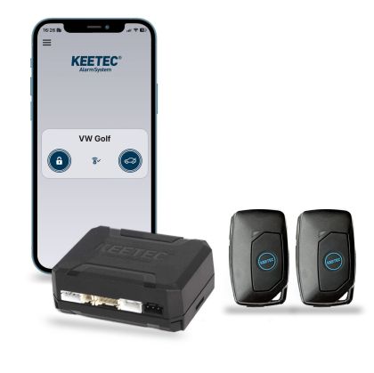 Keetec Blade CAN riasztó autókulcson CAN OEN, Bluetooth modullal és 2 távirányítóval