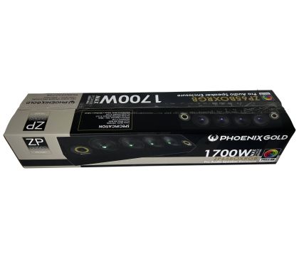 Phoenix Gold megvilágított hangszóródoboz, 1700 W SPL kimenet, 2 x 4 OHM, 4 db középsugárzó, 2 db professzionális audio magassugárzó