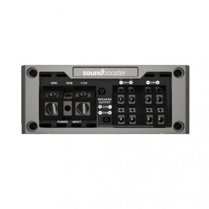 Amplificator audio auto alimentare la 12v D-BES80.4, cu 4 canale, 120W RMS, Clasa D