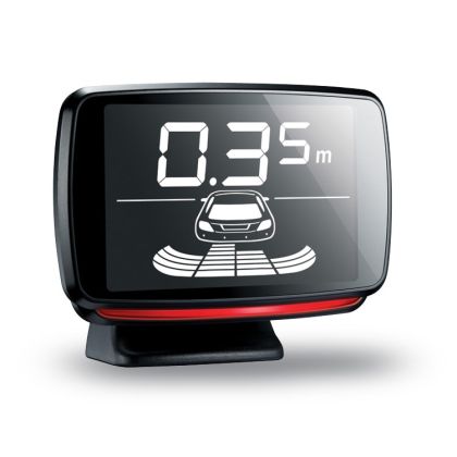 Senzori de parcare, BS 410 LED, LCD, Keetec, culoare neagră