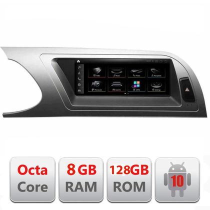  Navigatie Audi A5 MMI3G 2009-2012 android ecran 8.8" internet gps bluetooth camera wifi 3G EDT-A5-MMI3G-8+128