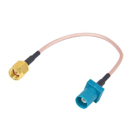 Cablu de adaptare a antenei auto FAKRA Male la SMS, pentru vehicule GSM, GPS, DAB