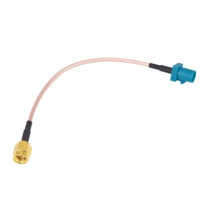 Cablu de adaptare a antenei auto FAKRA Male la SMS, pentru vehicule GSM, GPS, DAB