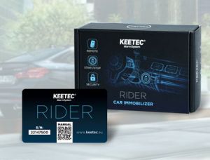 Sistem de securitate auto, Keetec Rider, confort