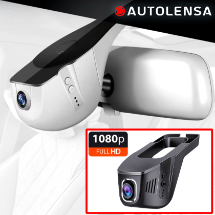 Unitate fără ramă Cameră DVR Universal Model universal 400, cameră față 1080p Autolensa, Model 24/7 Negru EE400