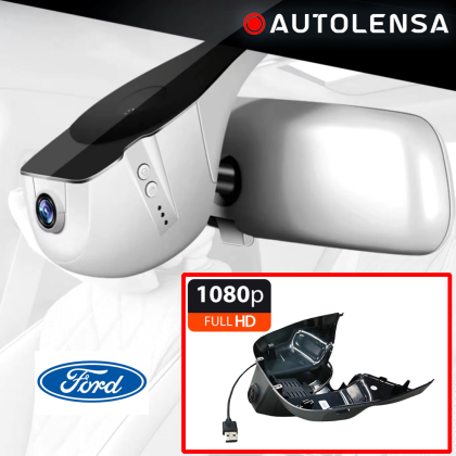 Unitate fără ramă Cameră DVR Ford Focus 2019-21 Premium, cameră față 1080p Autolensa, Model 24/7 Negru FD10 