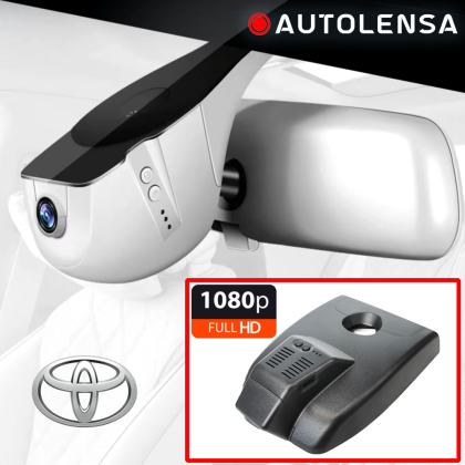 Unitate fără ramă Cameră DVR Toyota Corolla 2019-22, cameră față 1080p Autolensa, Model 24/7 Negru FTQC05 