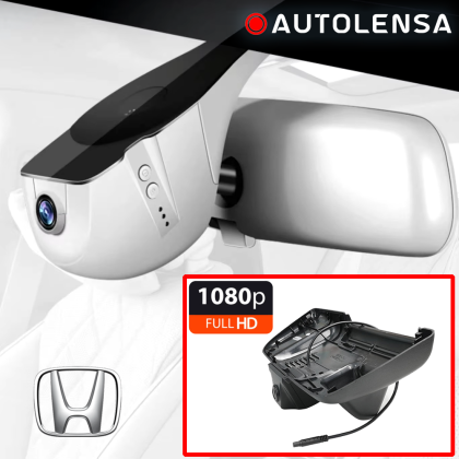 Unitate fără ramă Cameră DVR Honda Accord Premium, cameră față 1080p Autolensa, Model 24/7 Negru HDBT06 