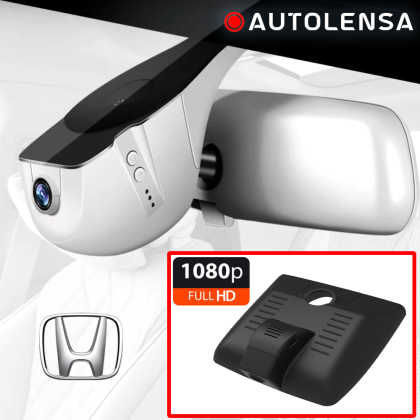 Unitate fără ramă Cameră DVR Honda Fit 2020-21, cameră față 1080p Autolensa, Model 24/7 Negru HDBT08 
